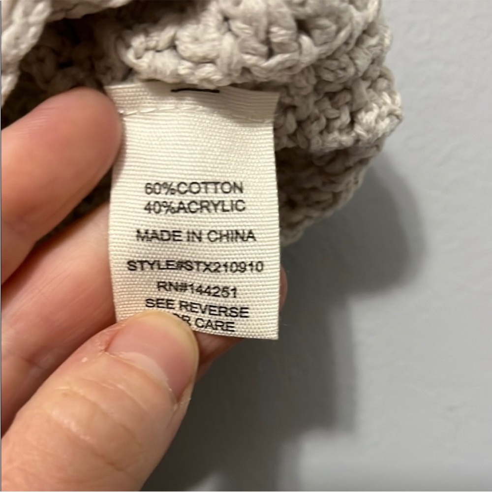 Jessica Simpson Cream Crochet Top - Picture 4 of 5